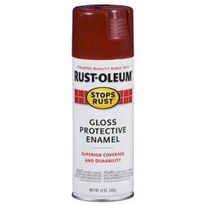 lot 27511 image: Rust-Oleum 7768830 Stops Rust Spray Paint, 12-Ounce, Gloss Burgundy