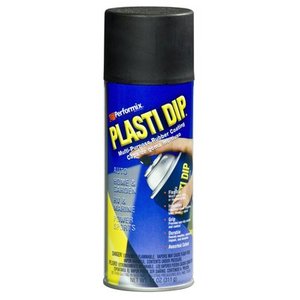 lot 27513 image: Performix 11203 Plasti Dip Black Multi-Purpose Rubber Coating Aerosol - 11 oz.