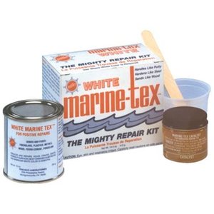 lot 27522 image: Marine-Tex Epoxy Putty White 2 Ounce Kit