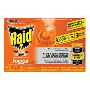 lot 27539 image: Raid Concentrated Deep Reach Fogger 3 ct