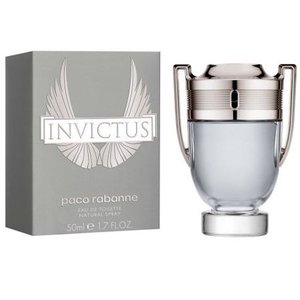 lot 27552 image: Paco Rabanne Mens Invictus Eau de Toilette Spray, 3.4 oz