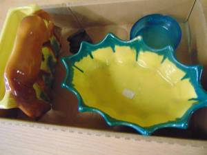 lot 1192 image: 1 McCoy Dish and Miscellaneous