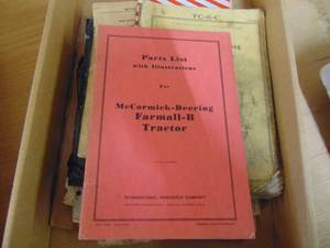 lot 1246 image: McCormick-Deering Vintage Parts Lists