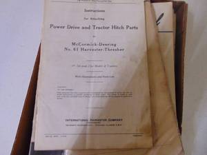 lot 1257 image: International Harvester Catalogs and More