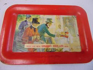 lot 1321 image: Miller High Life - Tip Tray
