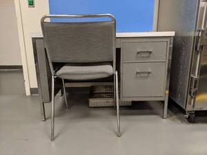 lot 1779 image: Desk And Chair