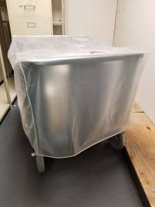 lot 1812 image: Dish Cart With Cover, Includes Dishes