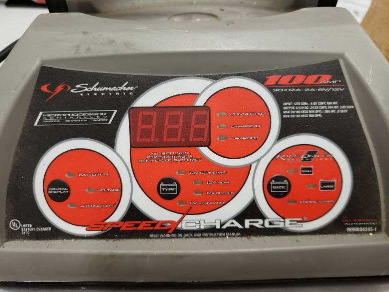 Schumacher SC-10030A Fully Automatic Battery Charger | Baja Doodle Bug Mini  Bike 97cc, Craftsman 40