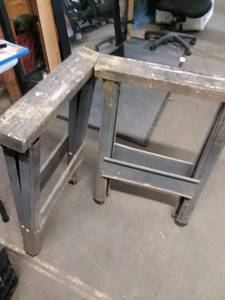 lot 3821 image: Pair of Saw Horses