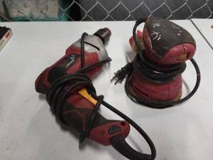 lot 3831 image: Chicago Electric Drill and Orbit Sander
