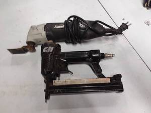 lot 3836 image: Air Nailer and Electric Multi Tool