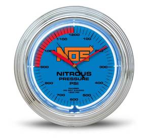 lot 3806 image: NOS NEON CLOCK by HOLLEY