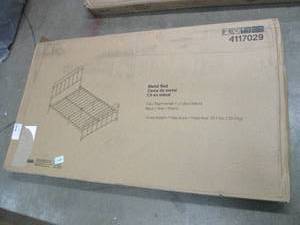 lot 33 image: FULL SIZE metal Bed  Black