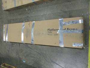 lot 24 image: TWIN SIZE Platform Bed Frame