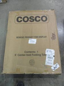 lot 12 image: COSCO 6ft Folding Table