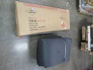 lot 55 image: 29 Futon Frame and Cushion...cushion is rolled up in the picture