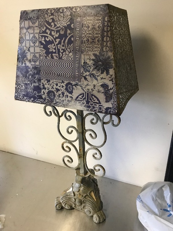 lot 1003 image: Iron Decour pieces whole thing is a metal