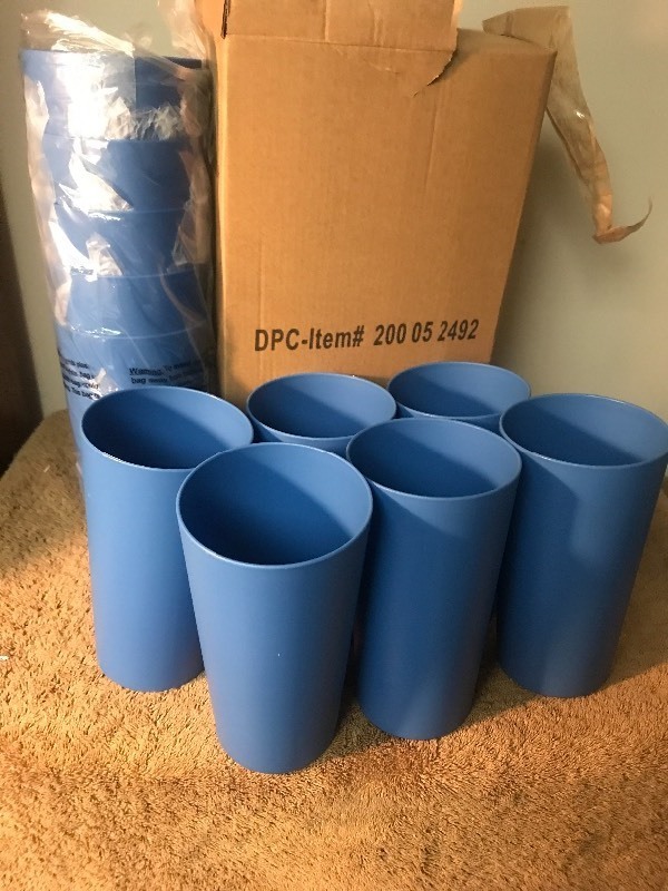 lot 1021 image: New 24  drink cups reusable great for outdoors indoors get ready for summer or use them now