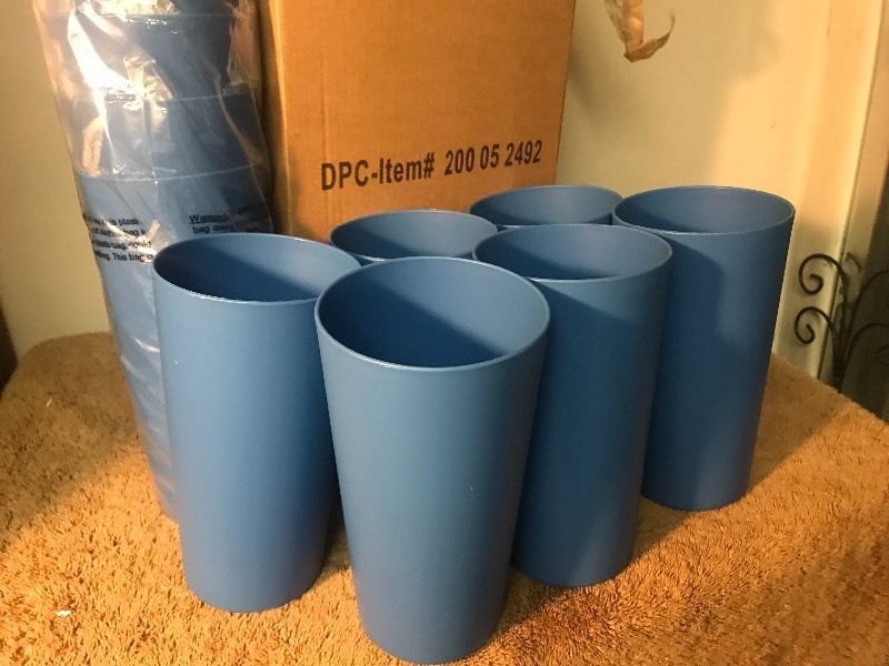 lot 1022 image: New 24  drink cups reusable great for outdoors indoors get ready for summer or use them now