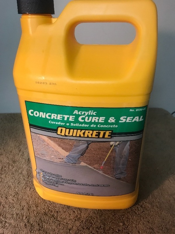 lot 1027 image: Gallon acrylic concrete cure and seal by quikrete