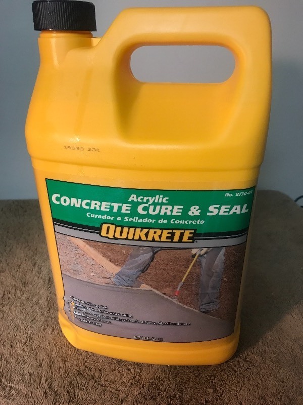 lot 1028 image: Gallon acrylic concrete cure and seal by quikrete