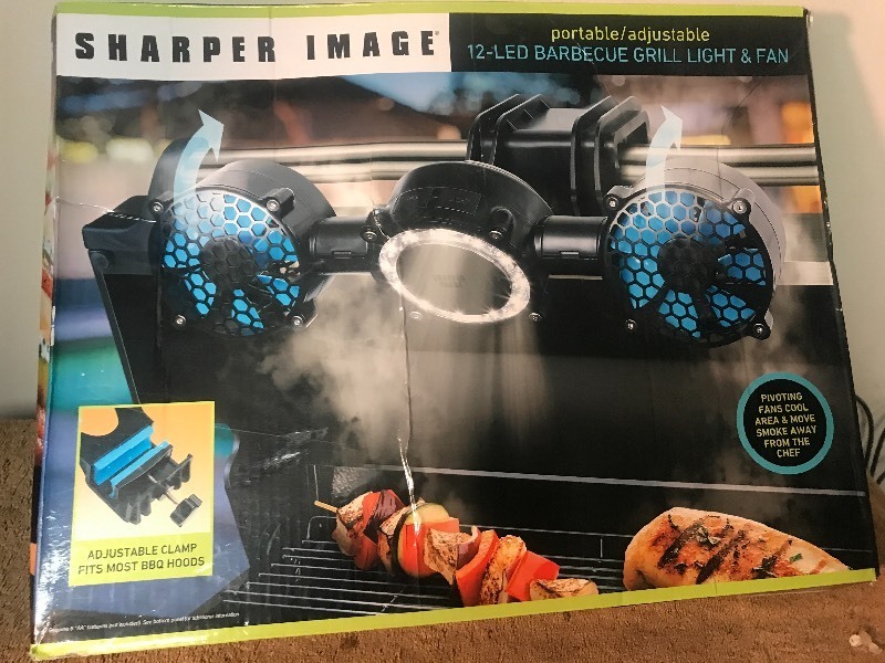 lot 1060 image: Barbecue grill light and exhaust fan great I do to keep smoke out of your face