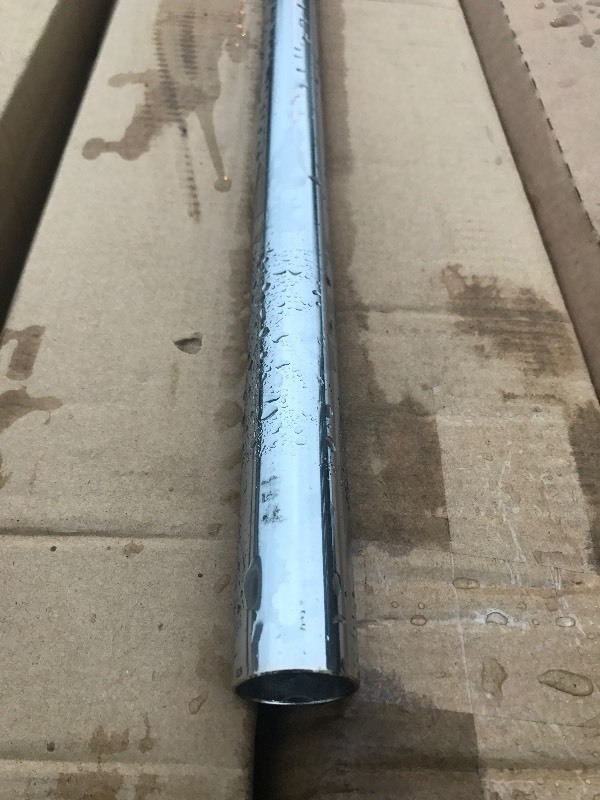 lot 139 image: (2) New 8  steel chrome rod heavy duty