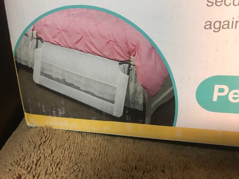 lot 344 image: Swing down bed rail as pictured