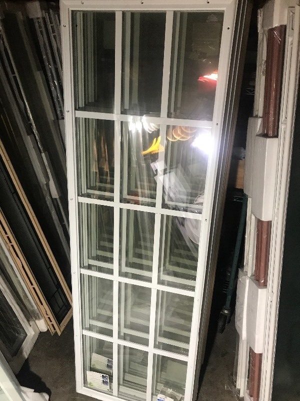 lot 64 image: New 20 x 64 thermal pane window use your imagination great door inserts high dollar items