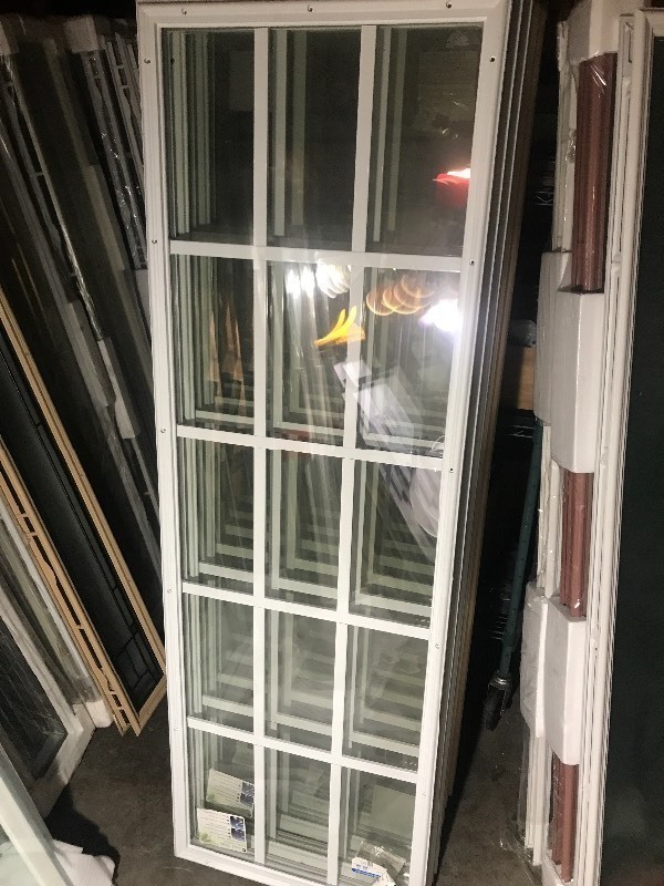 lot 66 image: New 20 x 64 thermal pane window use your imagination great door inserts high dollar items