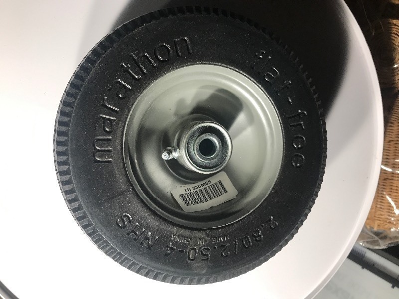 lot 811 image: New no flat tire and wheel see picture for size