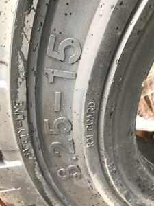 lot 88 image: New 8.25-15 solid forklift tire brand new