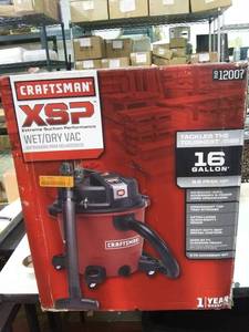 lot 3283 image: XSP WetDry Vac 16 Gallon 6.5 HP