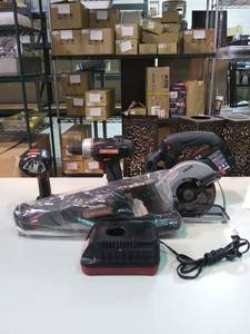 lot 3316 image: 4 PIECE Cordless Tool Kit