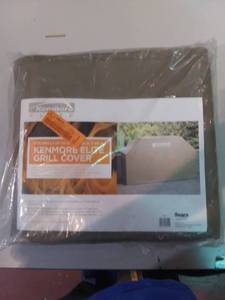 lot 3375 image: Kenmore Elite Grill Cover Beige 80l X 26w X 48h Waterproof Heavy Gauge
