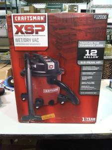 lot 3389 image: 12 Gallon XSP WetDry Vac 5.5 HP