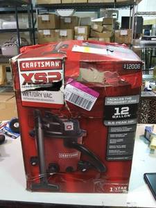 lot 3391 image: 12 Gallon XSP WetDry Vac 5.5 AMP