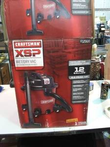 lot 3402 image: 12 Gallon XSP XSP WetDry Vac 5.5 HP