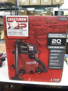 lot 3403 image: 20 Gallon XSP WetDry Vac 6.5 HP