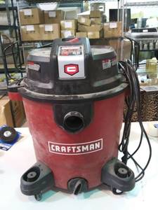 lot 3406 image: 12 Gallon WetDry Vac 5.5 HP Missing Hose And Attachments