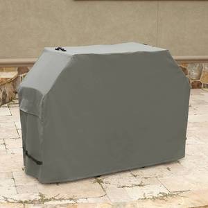 lot 3411 image: Gunmetal Gray Grill Cover- 65 x 26 x 46
