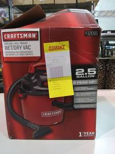 lot 3420 image: WetDry Vac 2.5 Gallon 2 HP