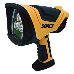 lot 3421 image: Dorcy 1000 Lumen LED Rechargeable Spotlight with Charging Adapter