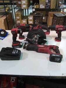 lot 3430 image: 4 Piece Cordless Set