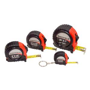 lot 3434 image: 4PC TAPE MEASURE