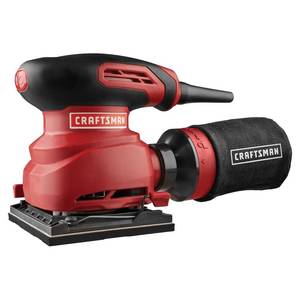 lot 3476 image: Craftsman Electric Sheet Sander 2 Amp 14 Vacuum Adaptor Low Profile Dust Bag 2216