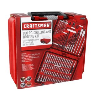 lot 3481 image: Craftsman 100-Piece Drilling and driving Accessory Kit