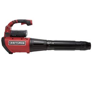 lot 3485 image: Craftsman CLBL6015S 60V Max Cordless Axial Flow Blower, Craftsman Red And Black