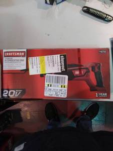 lot 3494 image: Craftsman 946756 - 20v Max - Lithium-ion - Reciprocating Saw -tool Only
