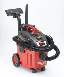 lot 3520 image: Craftsman Vacuum Cleaner Ultra-Quiet 4 Gallon 5 Peak HP Portable Household Wet Dry Vac Vacs HEPA Exhaust Filter with Accessory 12002